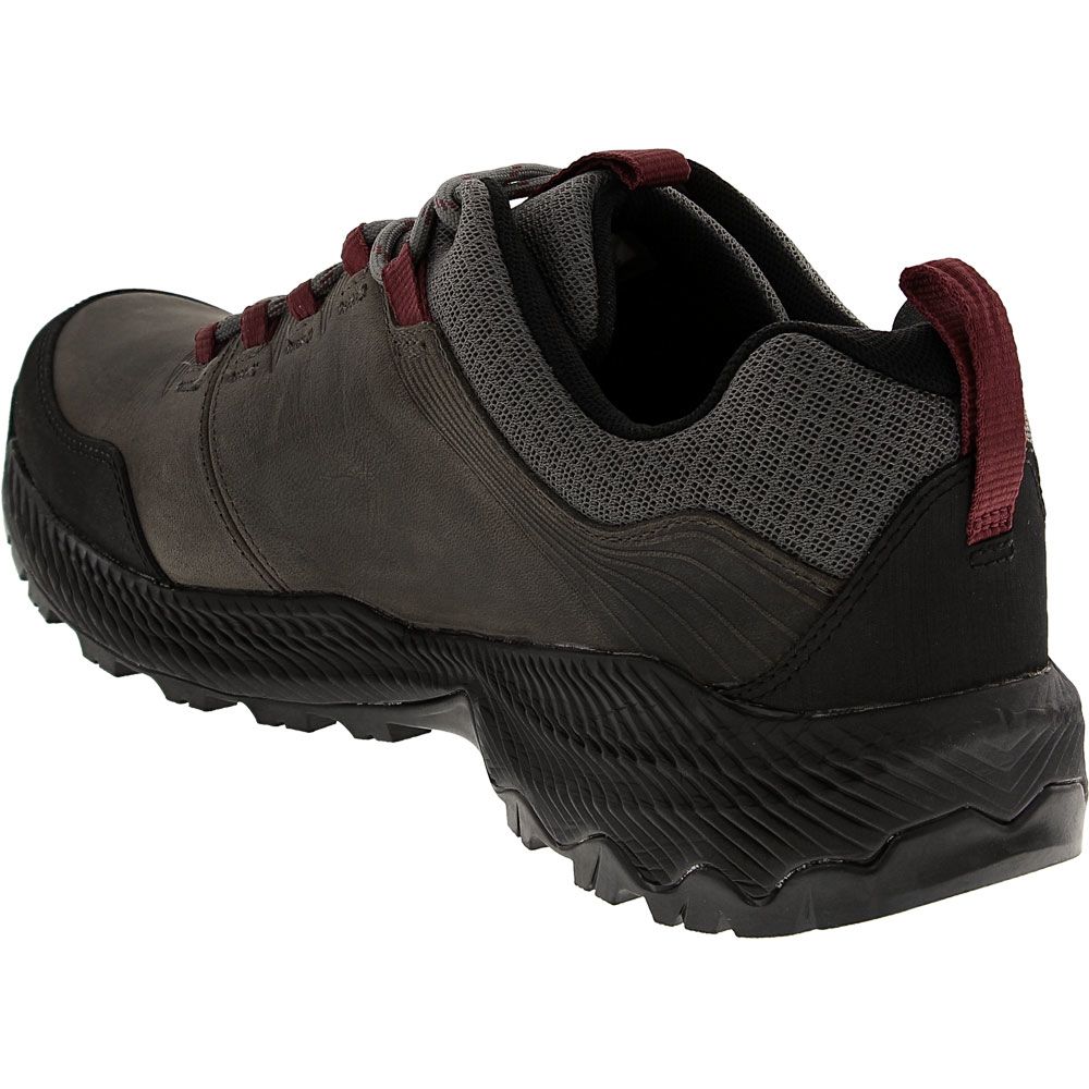 Merrell Forestbound Hiking Shoes - Mens Merrell Grey Back View