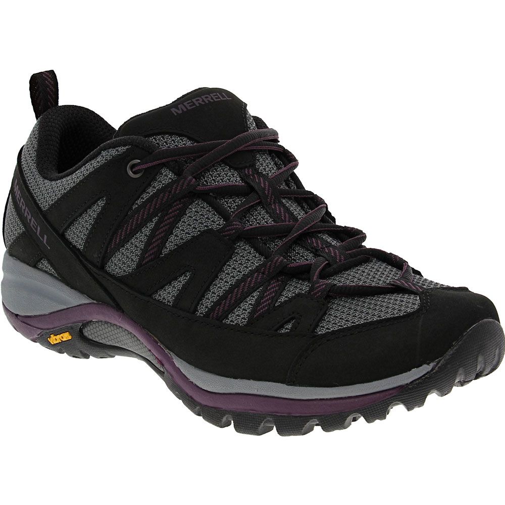 Merrell Siren Sport 3 Hiking Shoes - Womens Black Blackberry