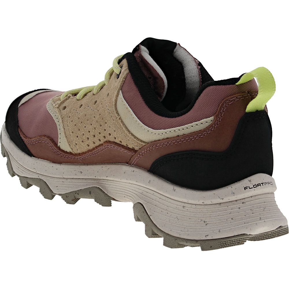 Merrell Speed Solo Hiking Shoes - Womens Burlwood Tan Back View