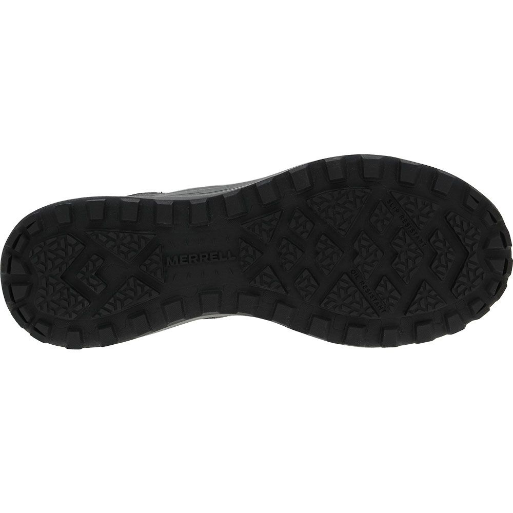 Merrell Work Nova Low Vent Composite Toe Work Shoes - Mens Black Blue Sole View