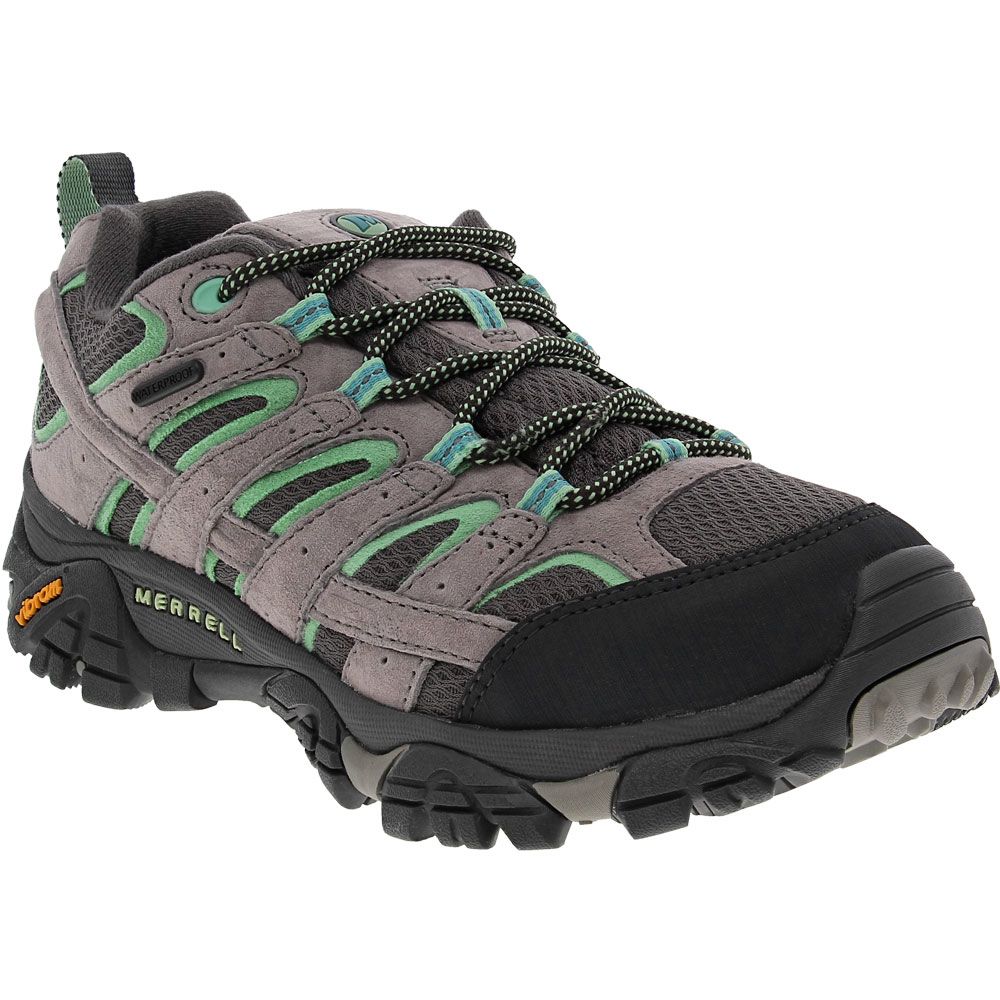 Merrell Moab 2 Waterproof Womens Hiking Shoes  Drizzle Mint
