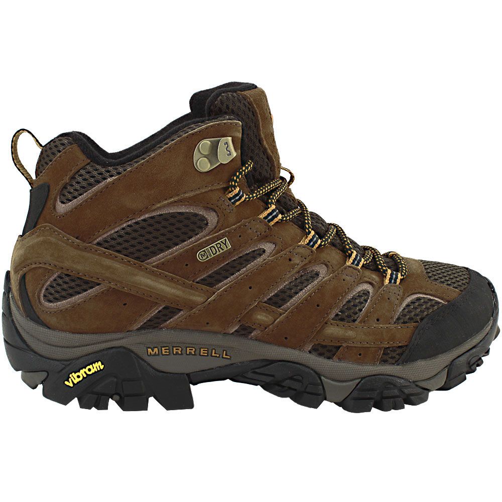 9 Us Wide Hiking Shoes Walnut Merrell Moab 2 Mid Goretex Mens 2E 