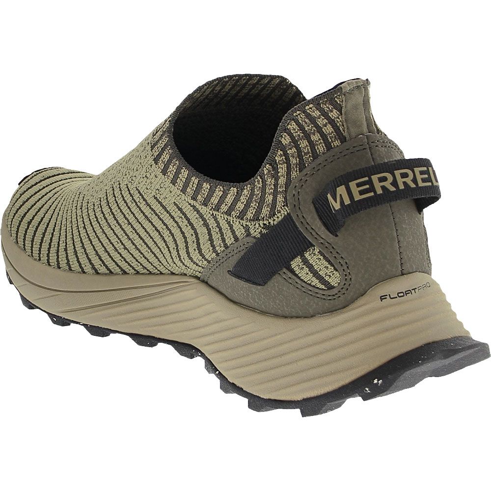 Merrell Embark Sneaker Moc Mens Slip On Casual Shoes Olive Back View