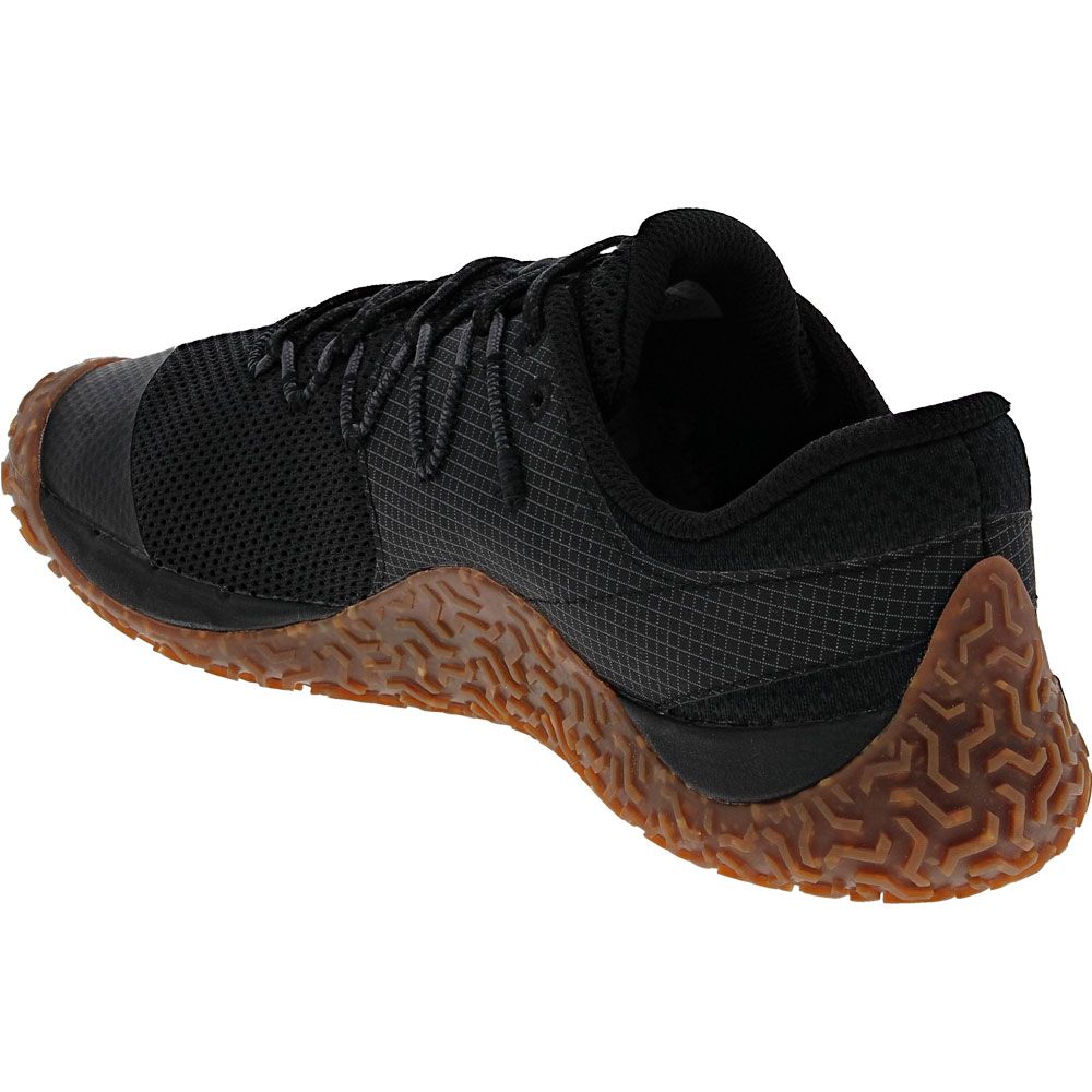 Merrell Trail Glove 7 Trail Running Shoes - Mens Black Gum Back View