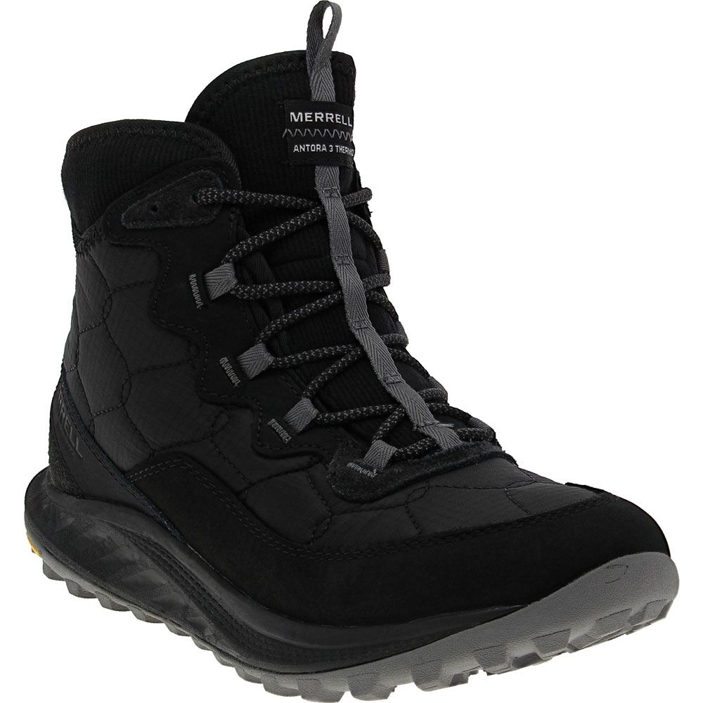 Merrell Antora 3 Thermo Mid Waterproof Winter Boots - Womens Black
