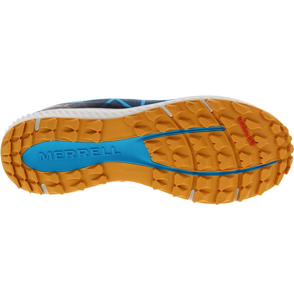 Merrell Agility Synthesis 2 Trail Running Shoes - Mens Blue Sole View