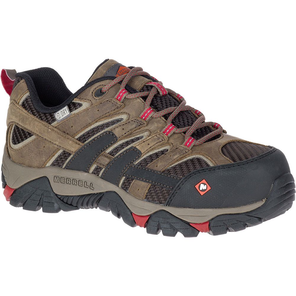 Merrell Work Moab 2 Vent Low Composite Toe Work Boots - Womens Boulder