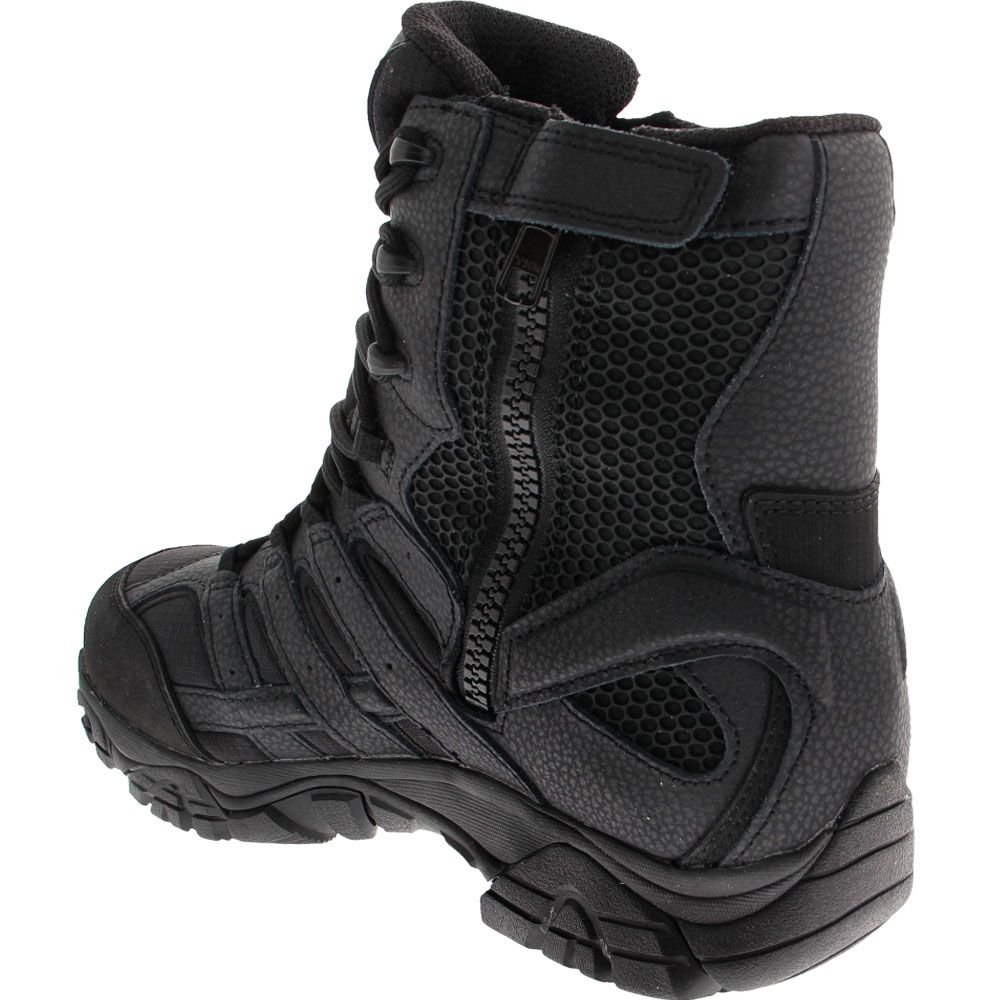 Merrell Work Moab Tactical Non-Safety Toe - Mens Black Back View