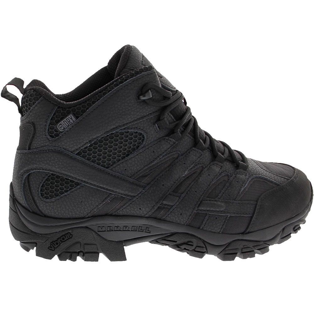 Merrell Work Moab2 Tactical Non-Safety Toe Work Boots - Mens Black Side View