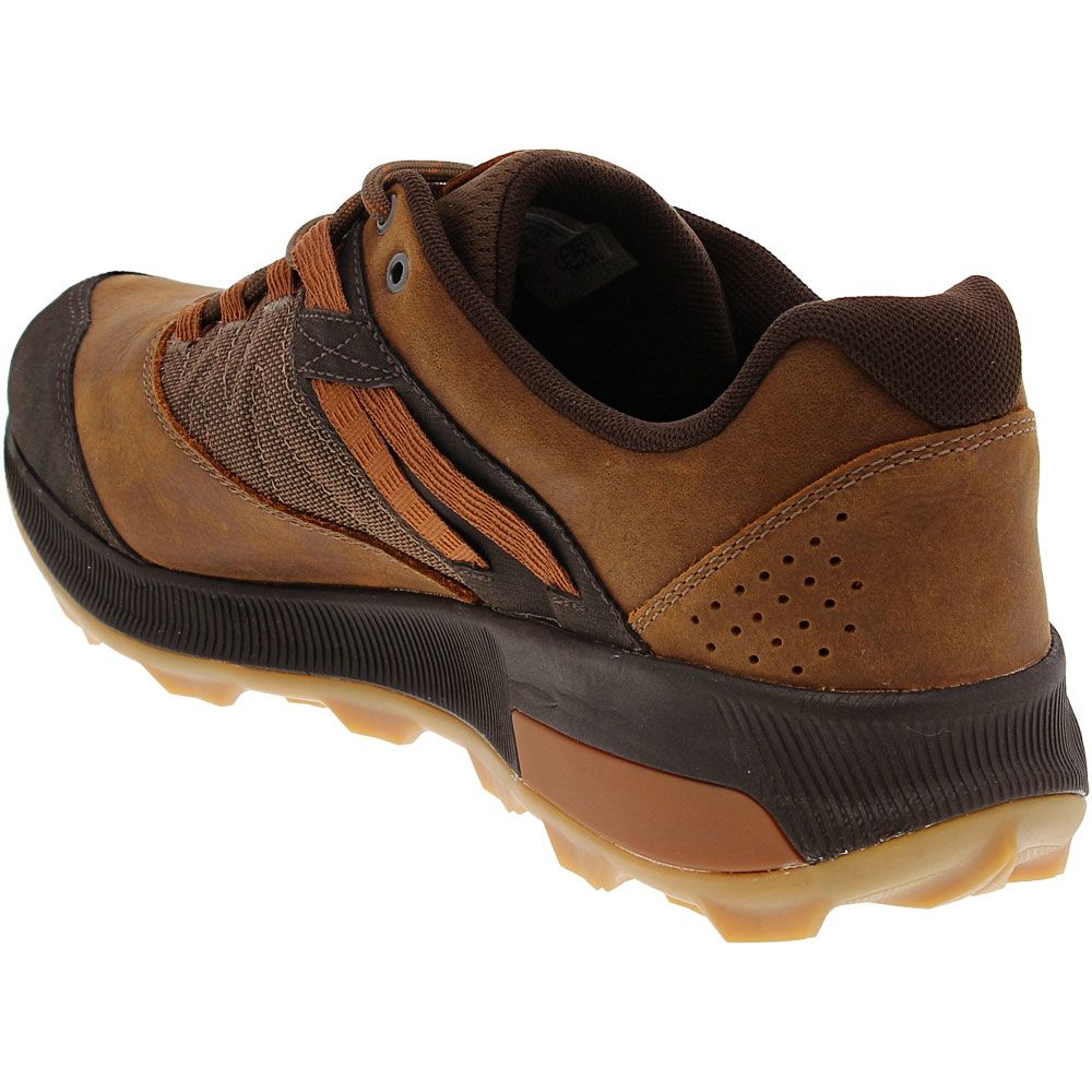 Merrell Zion Hiking Shoes - Mens Brown Back View