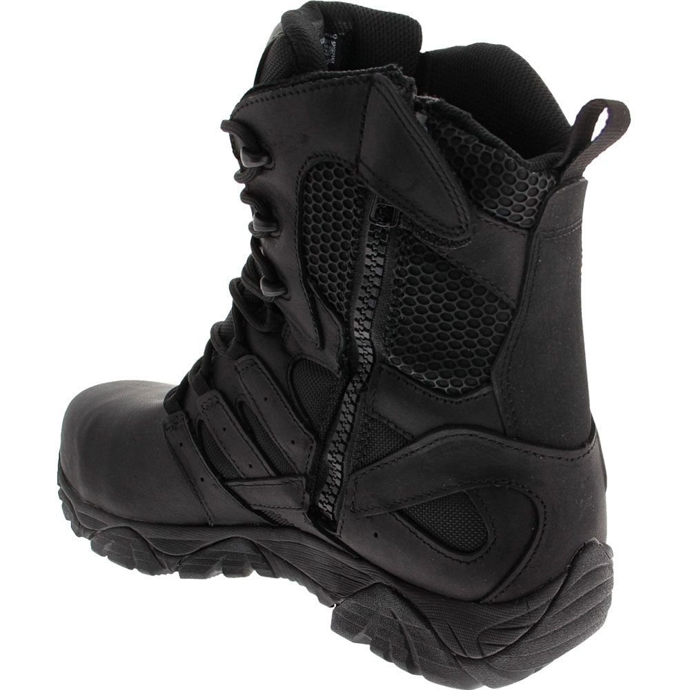 Merrell Work Moab Tactical Composite Toe Boots - Mens Black Back View