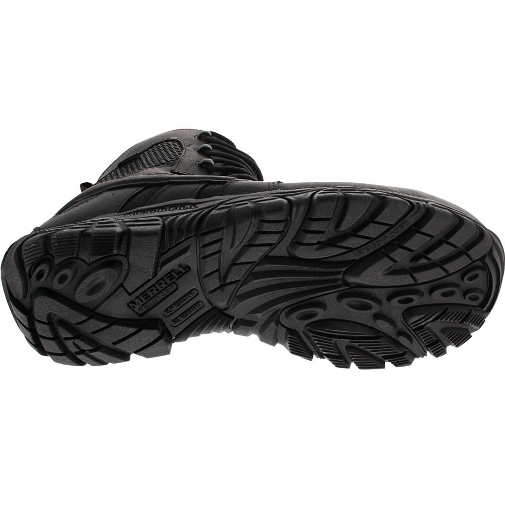 Merrell Work Moab Tactical Composite Toe Boots - Mens Black Sole View