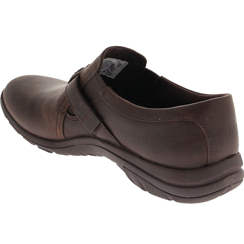 Merrell Dassie Stitchbuckle Slip on Casual Shoes - Womens Espresso Back View