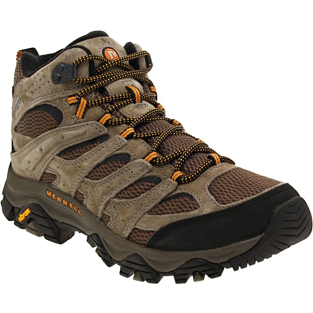 Merrell Moab 3 Mid Goretex Hiking Boots - Mens Walnut
