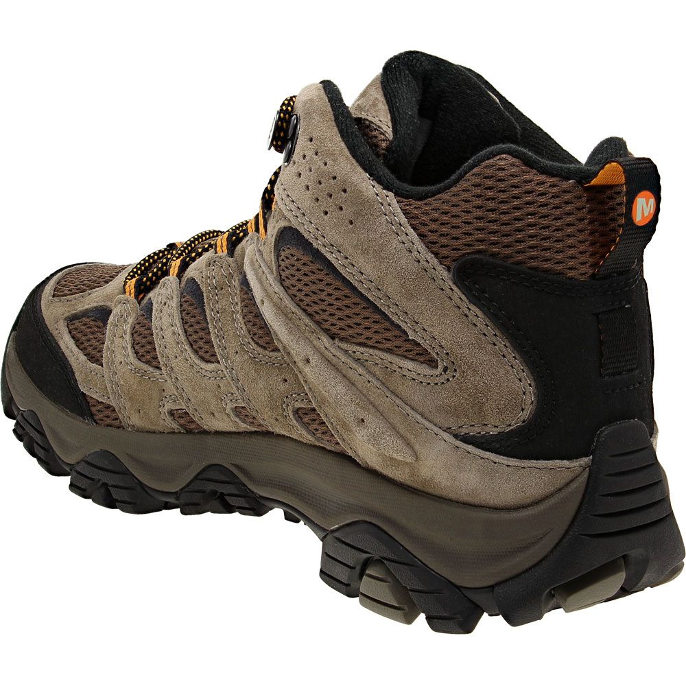 Merrell Moab 3 Mid Goretex Hiking Boots - Mens Walnut Back View