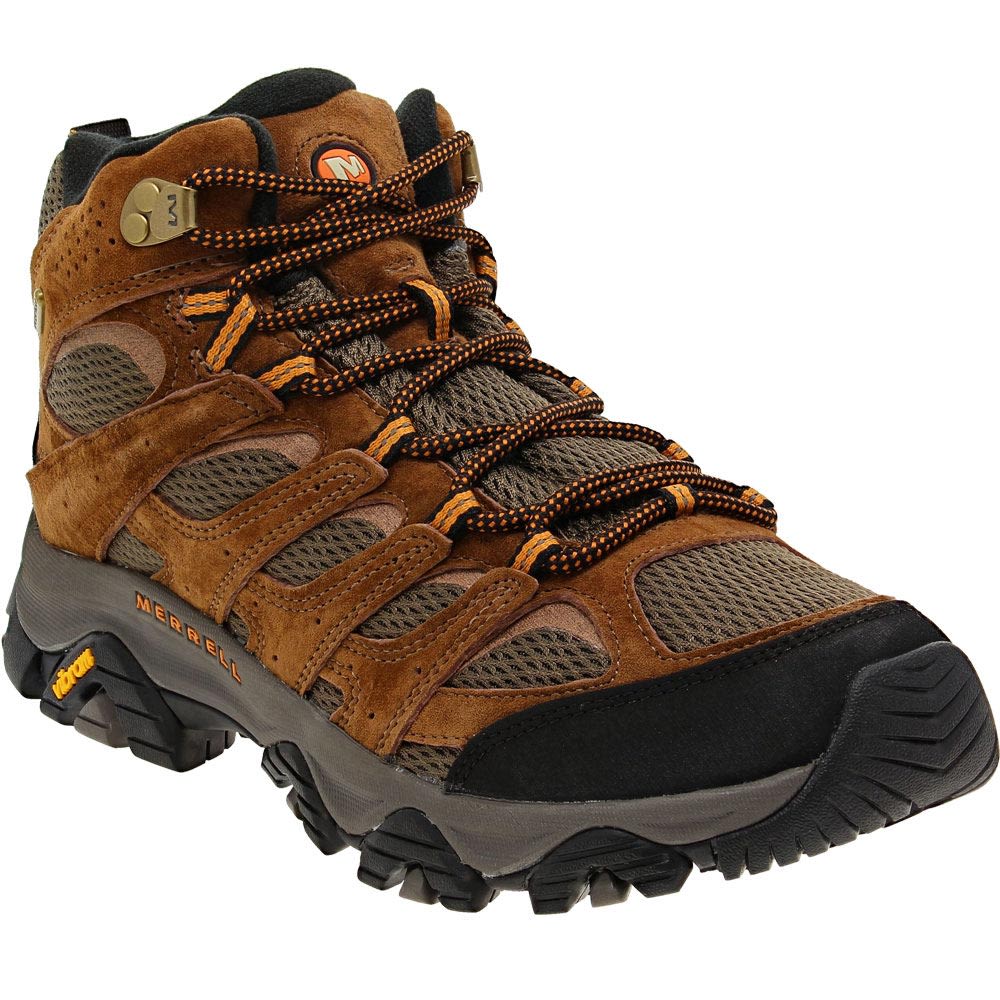 Merrell Moab 3 Mid Waterproof Hiking Boots - Mens Earth