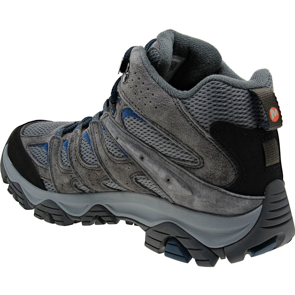Merrell Moab 3 Mid Hiking Boots - Mens Granite Back View