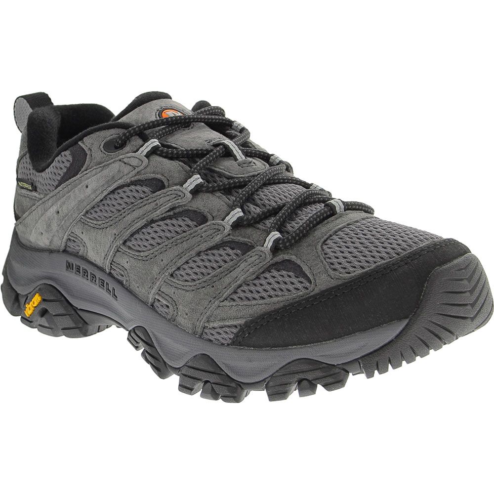 Merrell Moab 3 Low Waterproof Hiking Shoes - Mens Granite