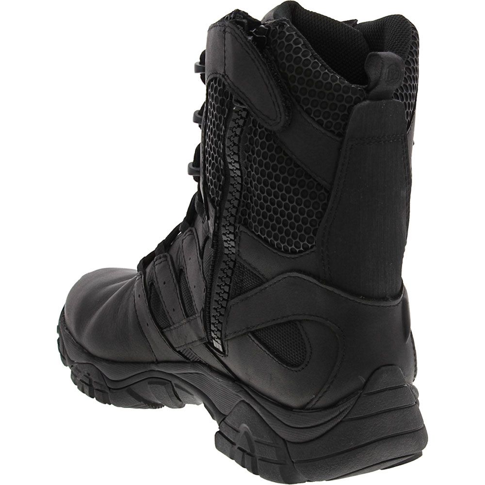 Merrell Work Moab 2 Non-Safety Toe Work Boots - Mens Black Back View