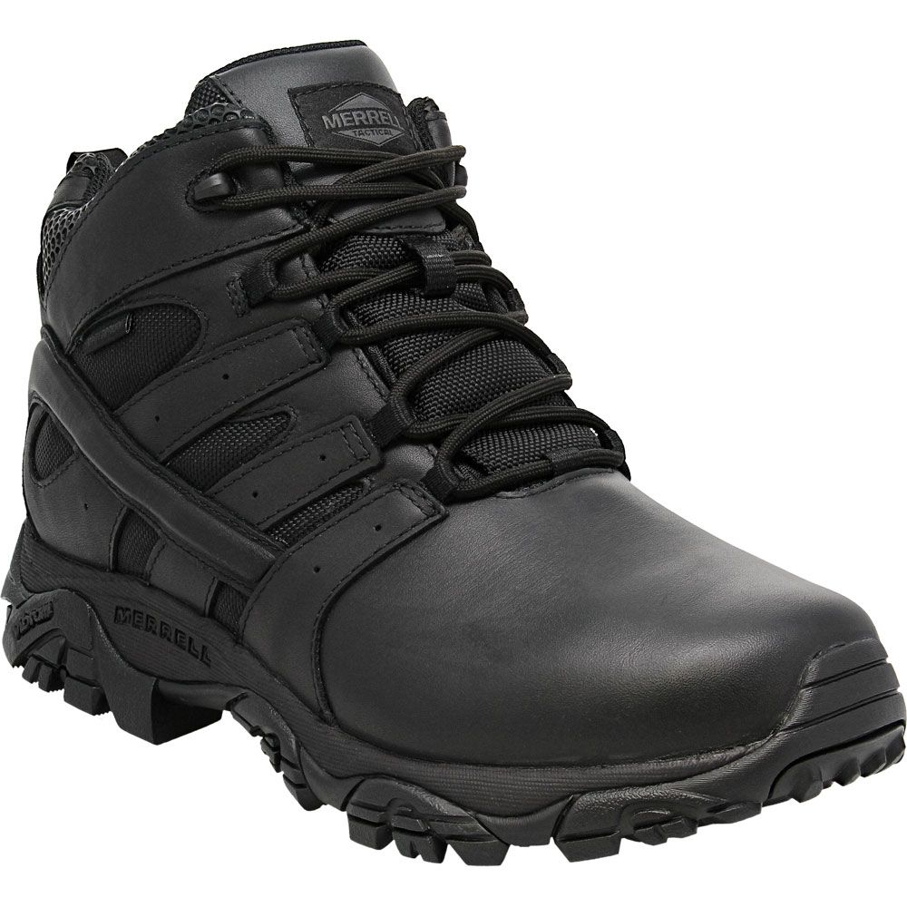 Merrell Work Moab 2 Mid Non-Safety Toe Work Boots - Mens Black