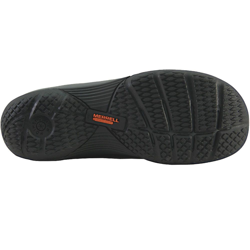 Merrell Encore Q2 Slide Leather Clogs Casual Shoes - Womens Black Sole View