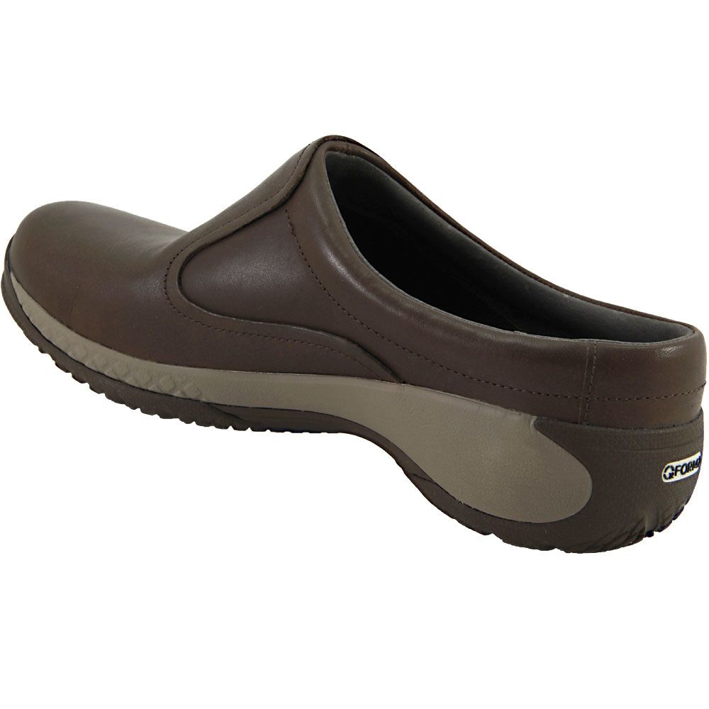 Merrell Encore Q2 Slide Leather Clogs Casual Shoes - Womens Brown Back View