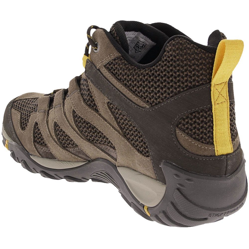 Merrell Alverstone Mid H2O Hiking Boots - Mens Merrell Stone Back View
