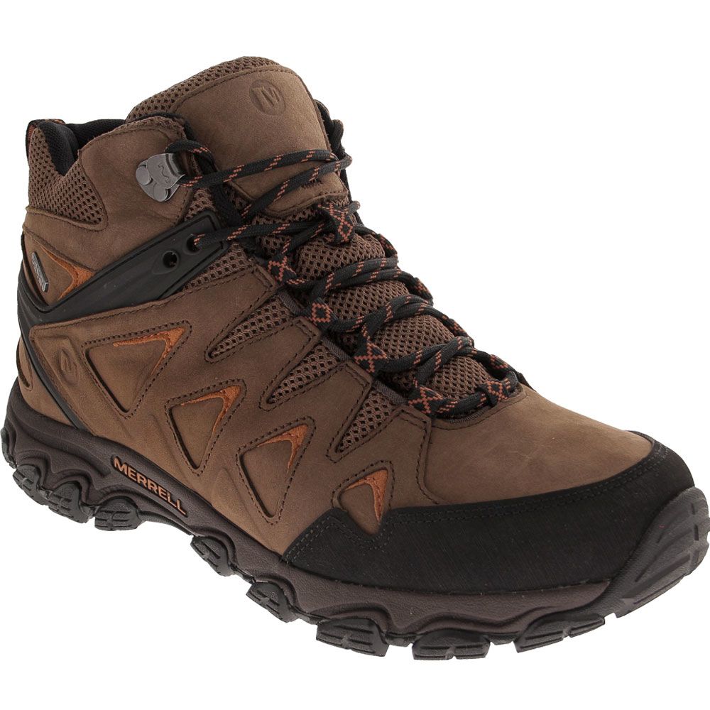 Merrell Pulsate 2 Mid Leather H2O Hiking Boots - Mens Brown