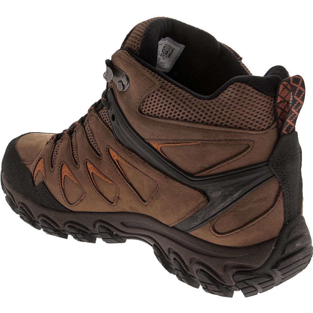 Merrell Pulsate 2 Mid Leather H2O Hiking Boots - Mens Brown Back View