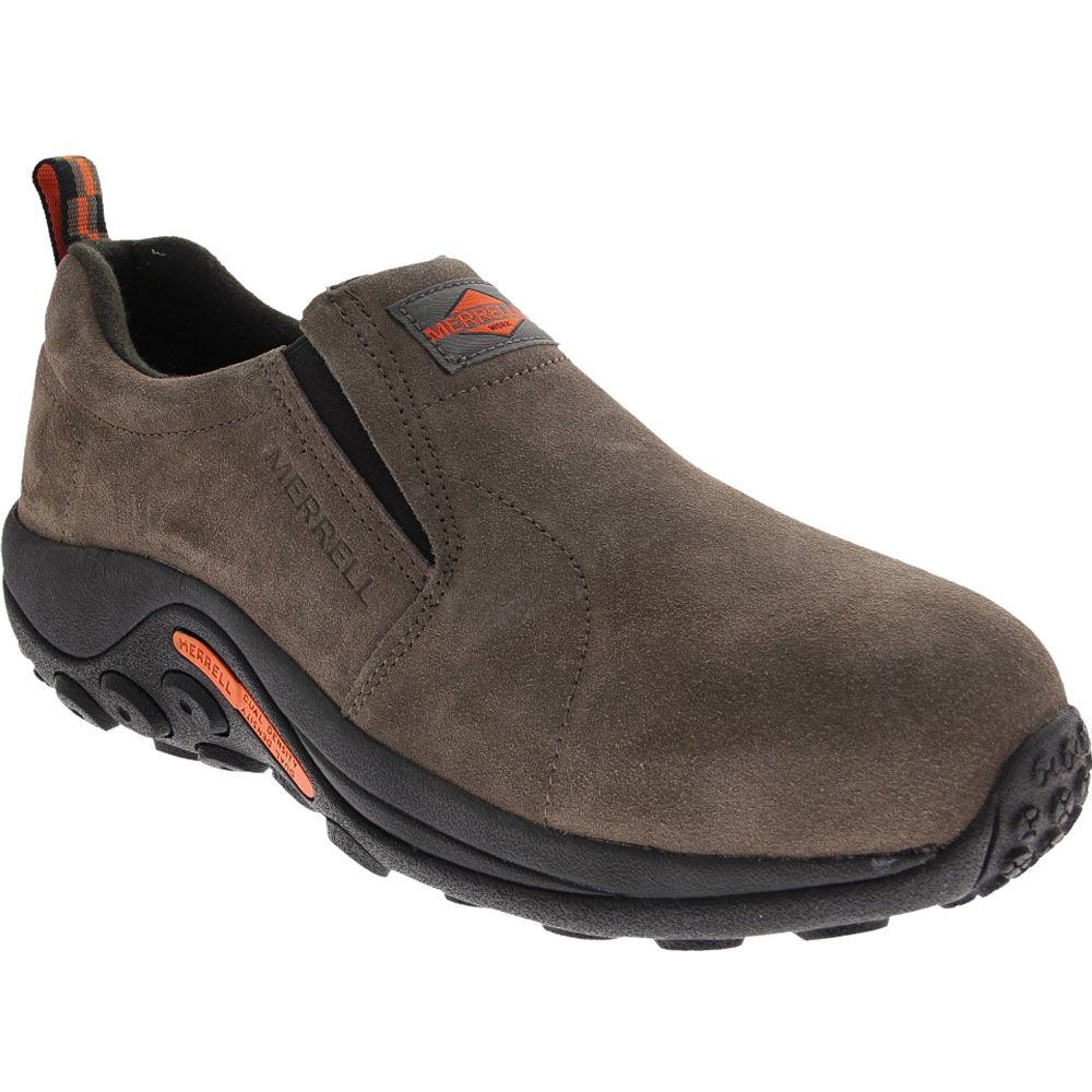 Merrell Work Jungle Moc Low Safety Toe Work Shoes - Mens Gunsmoke