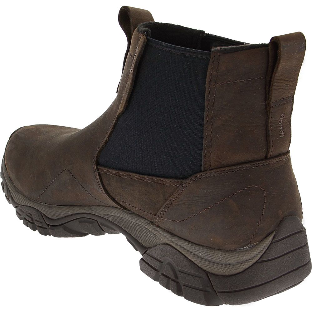 Merrell Moab Adv Chelsea Polar Rubber Boots - Mens Brown Back View