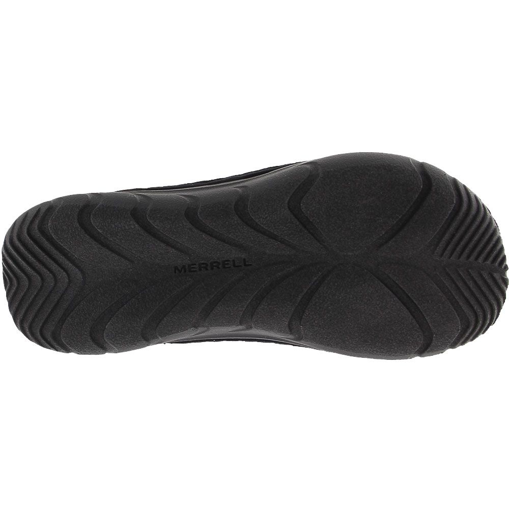 Merrell Hut Moc Slip on Casual Shoes - Womens Triple Black Sole View