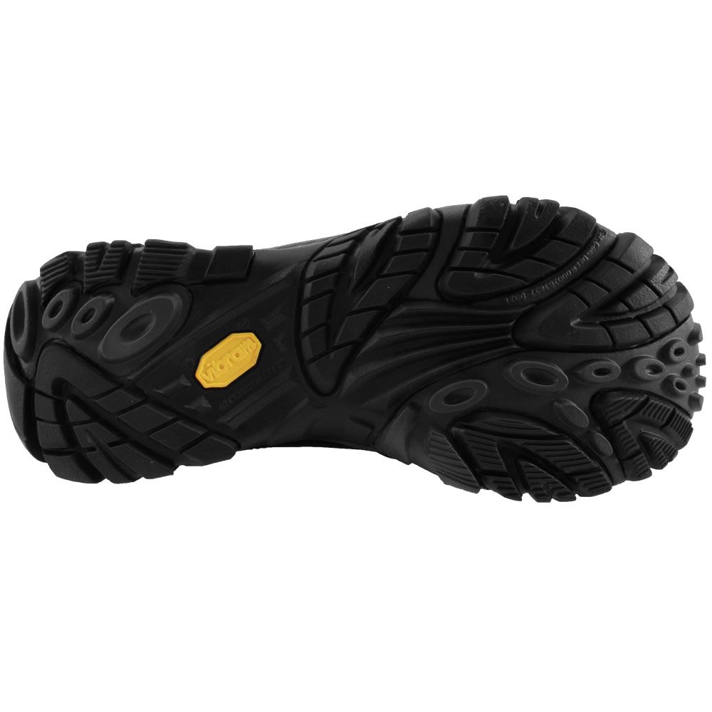 Merrell Moab Adventure Lace Hiking Shoes - Mens Black Sole View