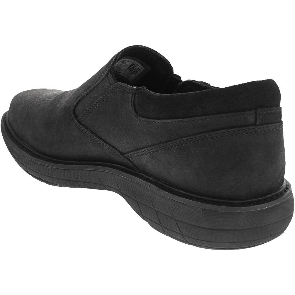 Merrell World Vue Moc Slip On Casual Shoes - Mens Black Back View