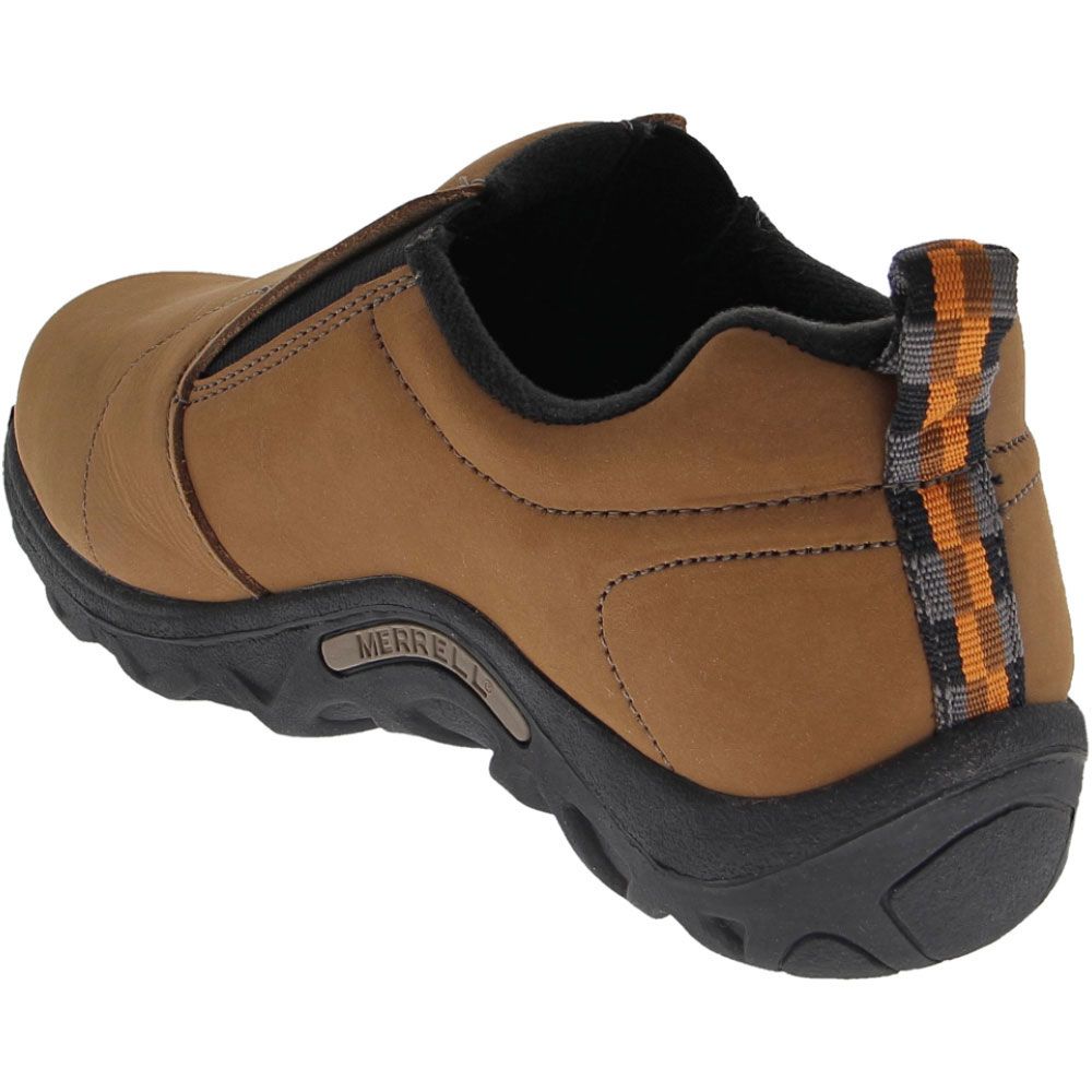 Merrell Jungle Moc Nubuck Slip On Casual Shoes - Boys Brown Back View
