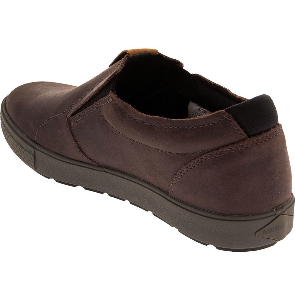 Merrell Barkley Moc Slip On Casual Shoes - Mens Brown Back View