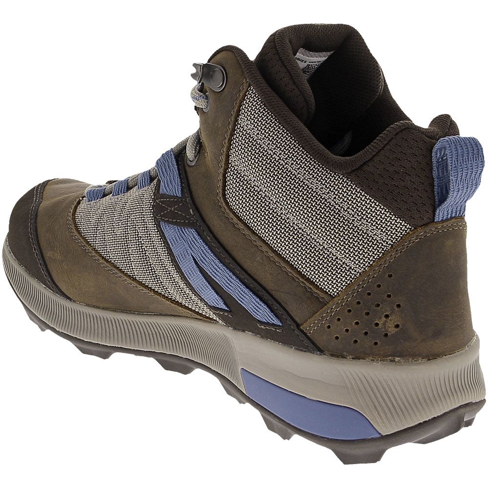 Merrell Zion Mid Hiking Boots - Womens Grey Back View