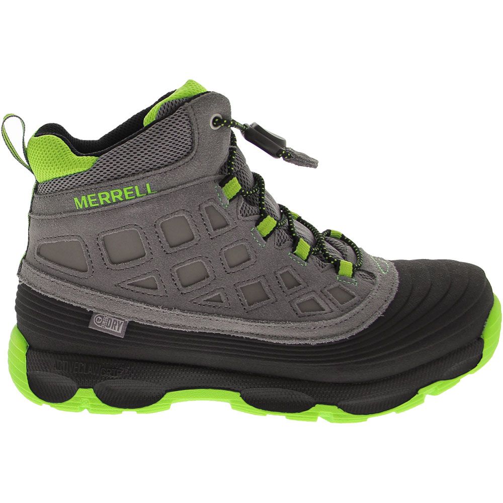 'Merrell Thermoshiver 2 H2O Comfort Winter Boots - Girls Grey Black Green