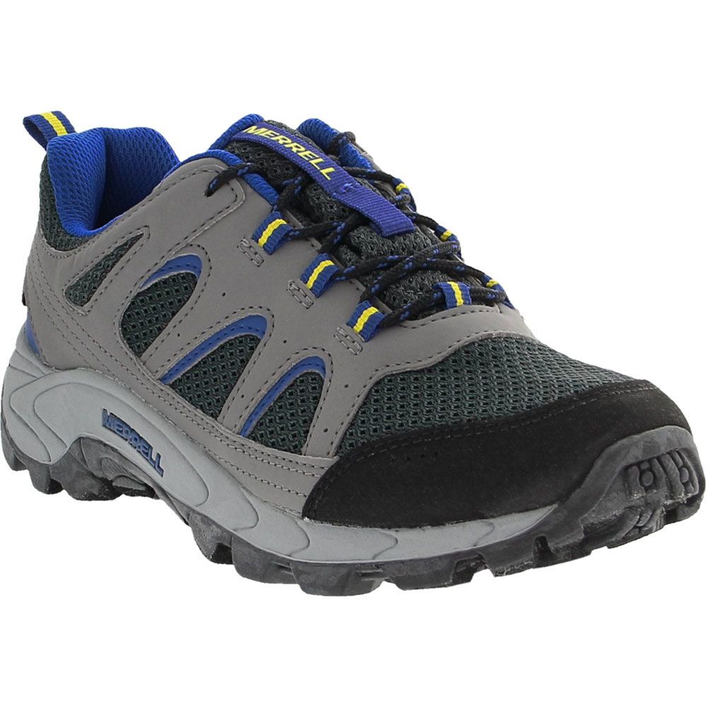 Merrell Oakcreek Low Hiking Shoes - Boys Grey Blue