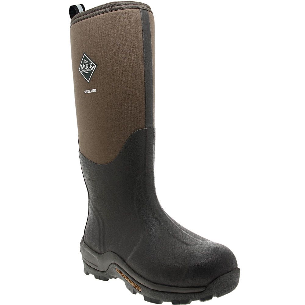 Muck Wetland Rubber Boots - Mens Brown