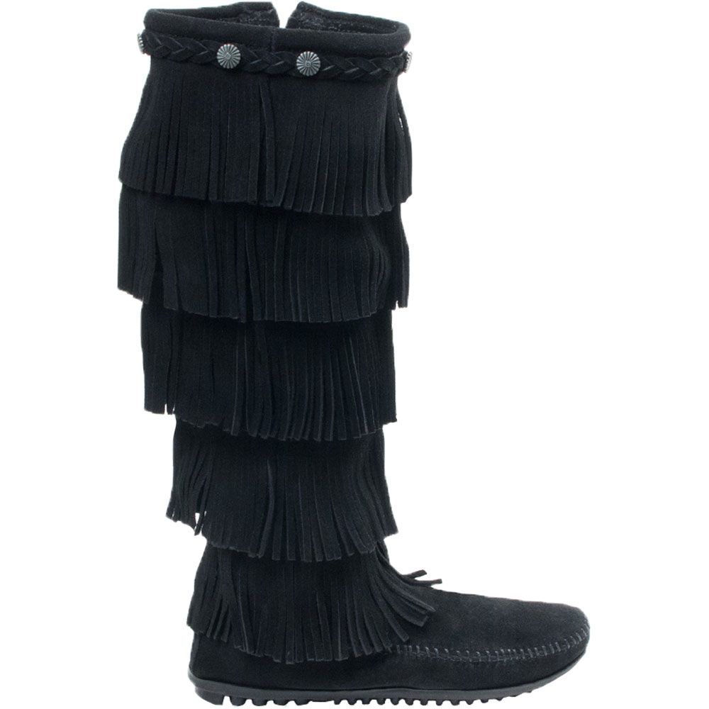 minnetonka five layer fringe boots
