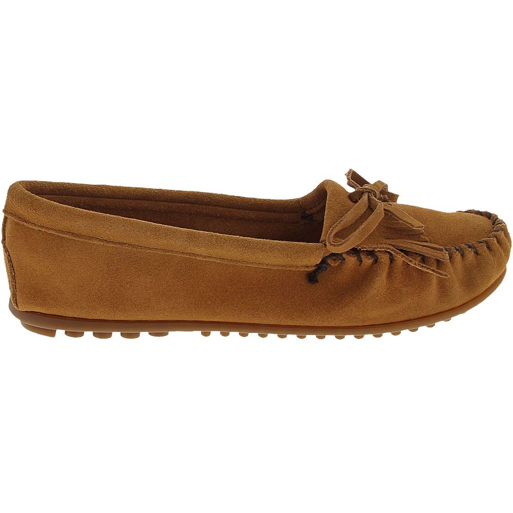 Minnetonka Kilty Suede Moc | Women's Casual Shoes | Rogan's Shoes