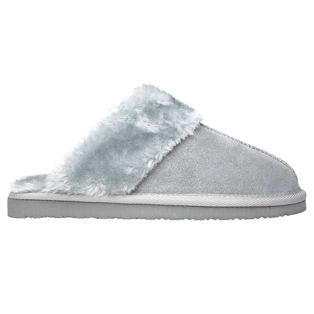 Minnetonka chesney suede sale mule slipper