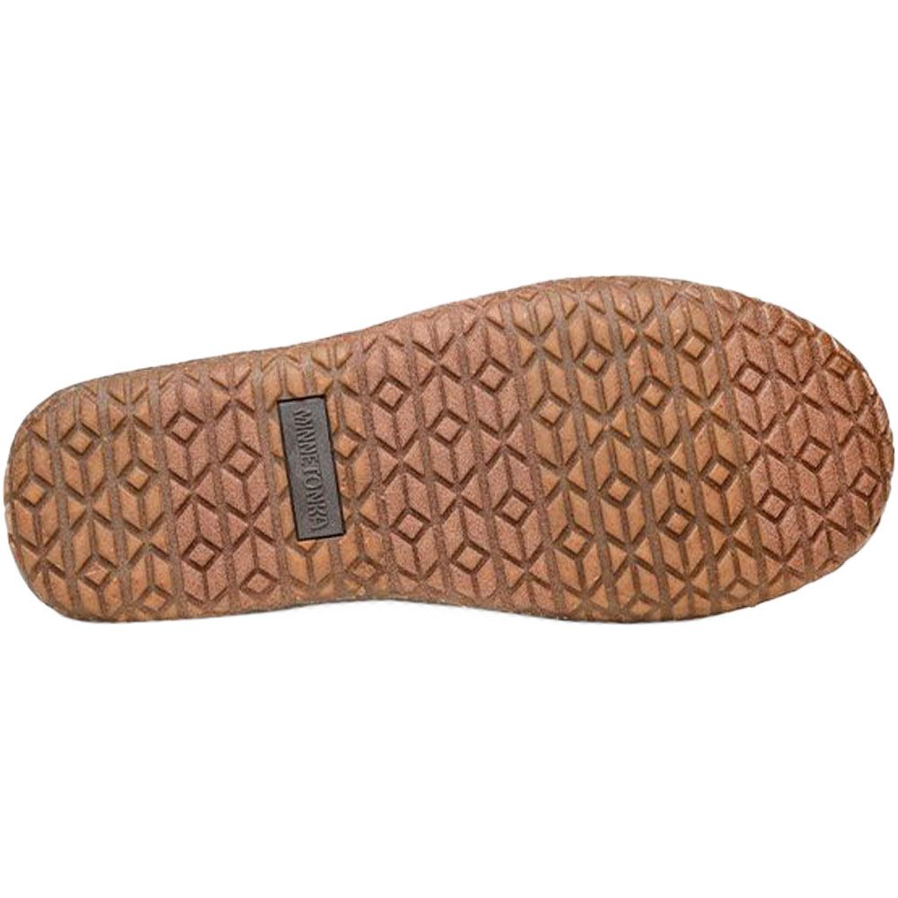 Minnetonka Tamson Slippers - Mens Autumn Brown Sole View