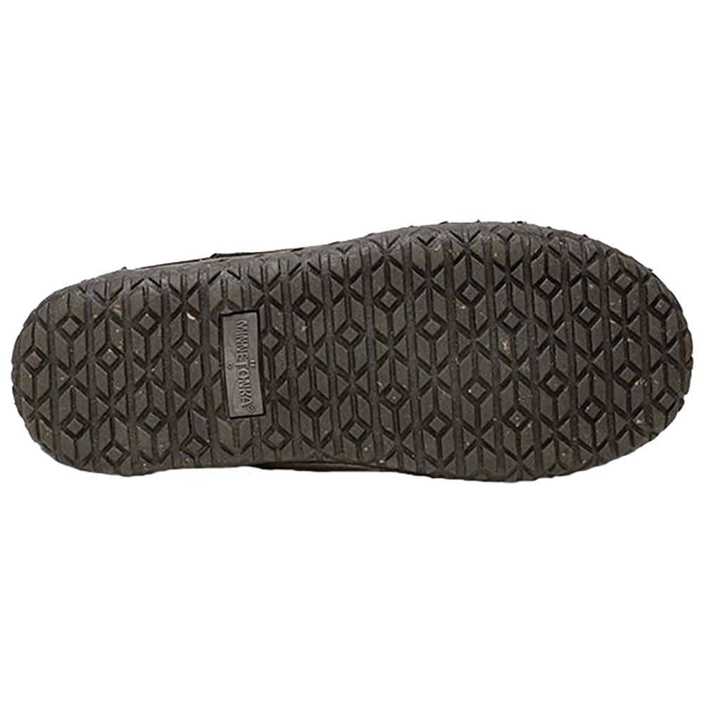 Minnetonka Tamson Slippers - Mens Charcoal Sole View