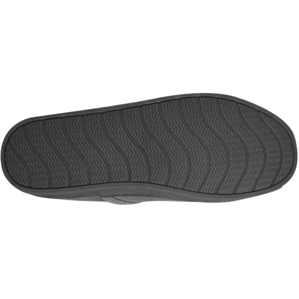 Minnetonka Alden Slippers - Mens Charcoal Sole View