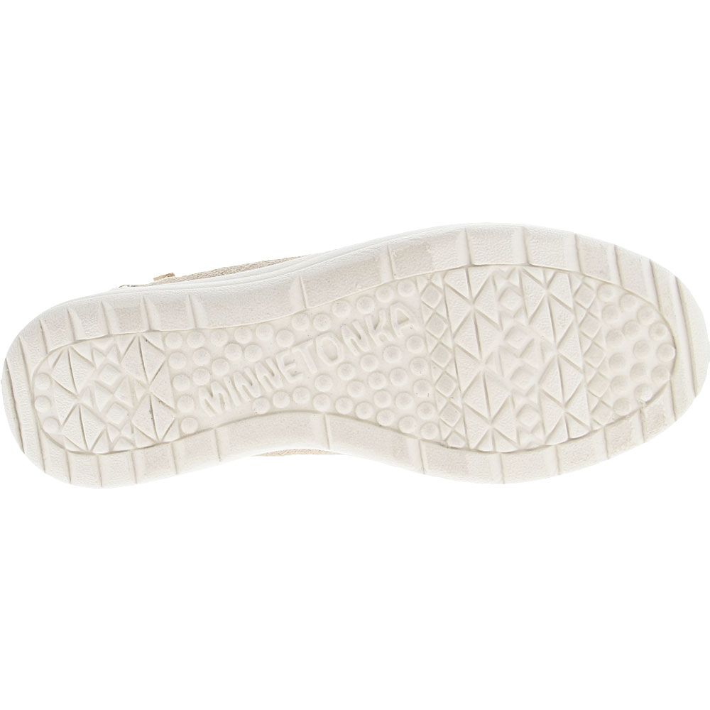 Minnetonka Discover Slip on Casual Shoes - Womens Natural Sole View