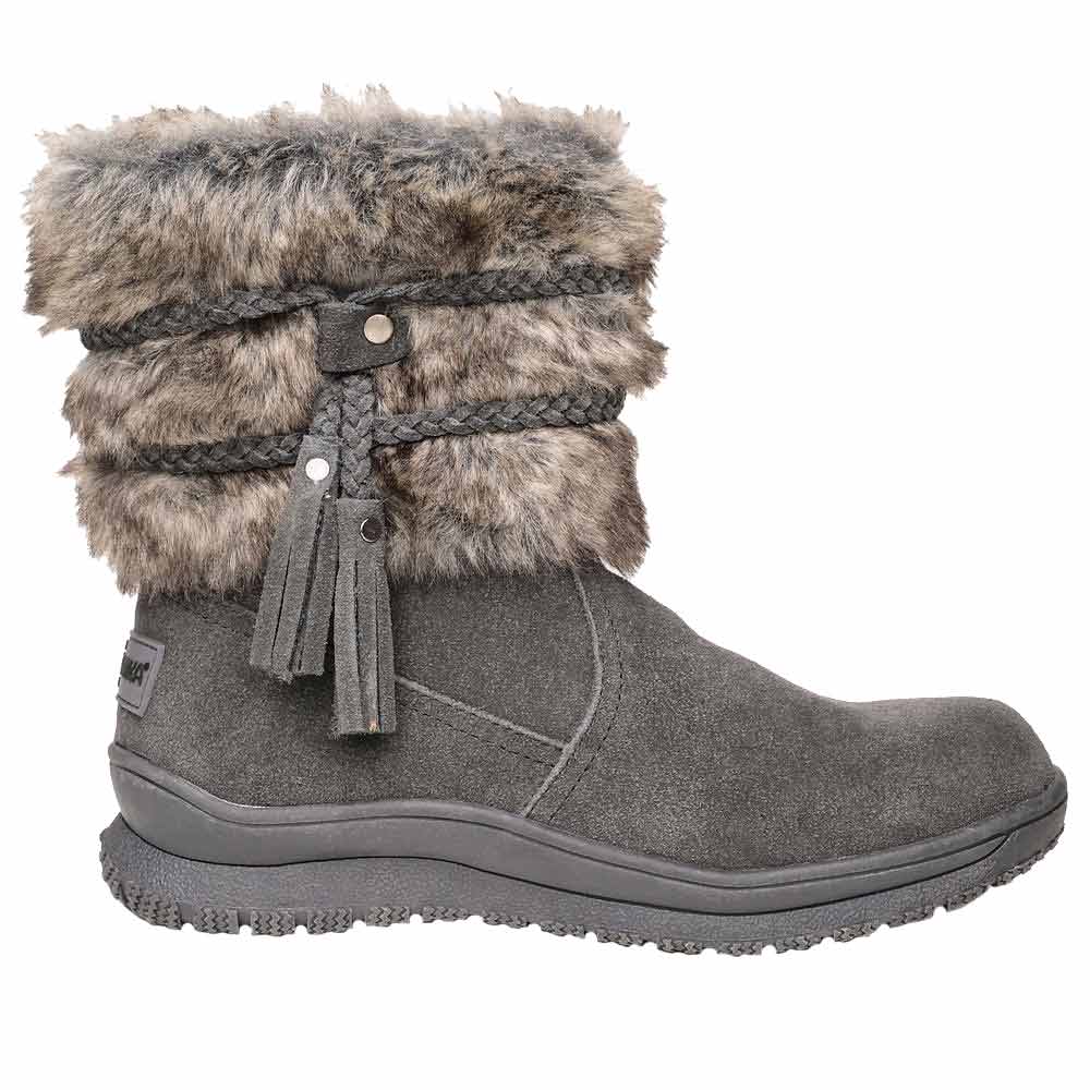 Minnetonka Everett Winter Boots - Womens Charcoal