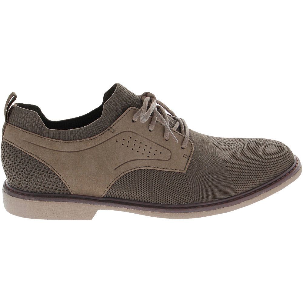 Mark Nason Clubman Westside Lace Up Casual Shoes - Mens Taupe Side View
