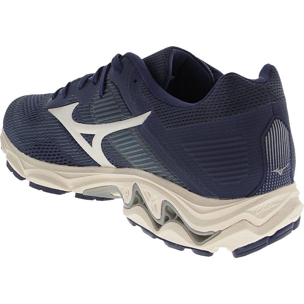 Mizuno Wave Inspire 16 Running Shoes - Mens Blue Back View